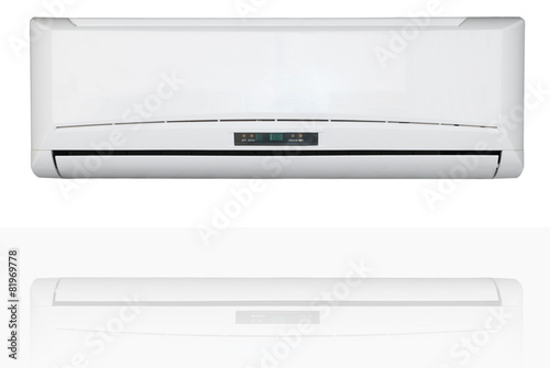 Split system air conditioner isolated