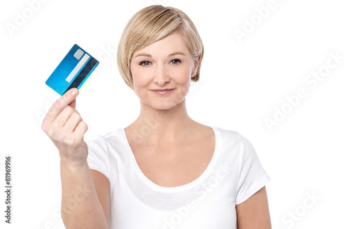 Credit card, my shopping partner.