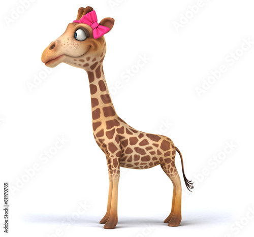 Fun giraffe