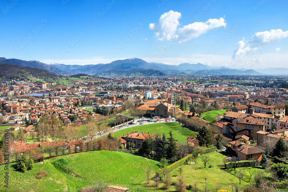 View of Bergamo. Italy