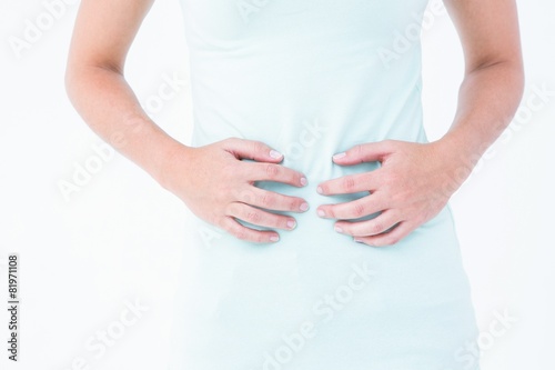 Wallpaper Mural Woman suffering from stomach pain Torontodigital.ca