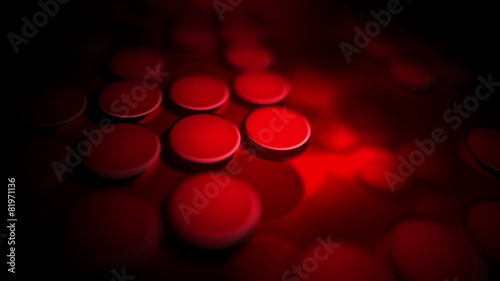 Red technology background photo