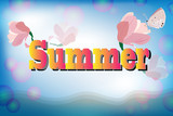 Summer vector background