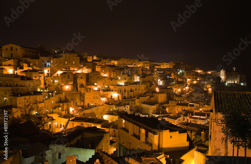 Panoramic view of Matera. Basilicata. Italy. © Mi.Ti.