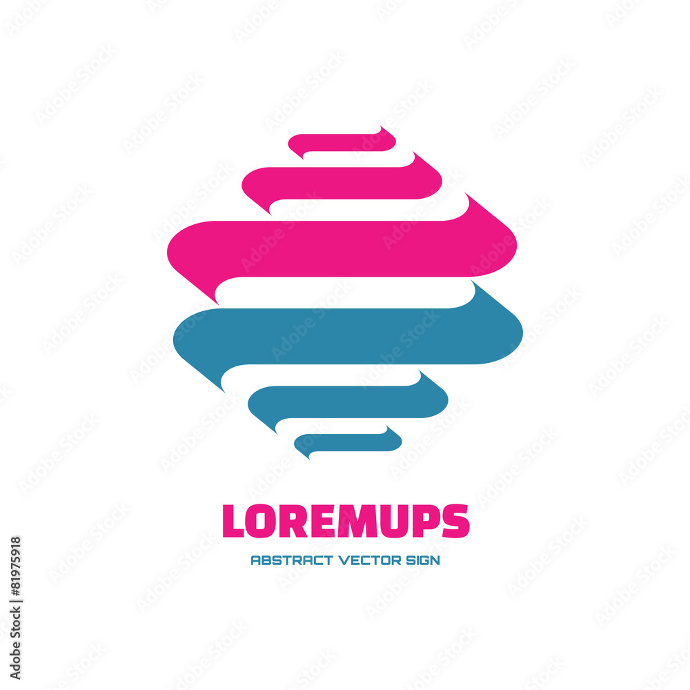 Loremups - Vector logo abstract sign. Hi-tech vector logo. Vector logo template. Design element. Loremups - Vector logo abstract sign. Hi-tech vector logo. Vector logo template. Design element.