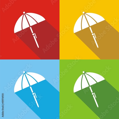Icono verano_Sombrilla colores sombra