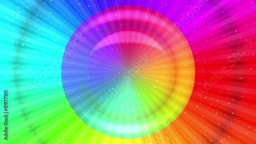 Rainbow background, Seamless Loop