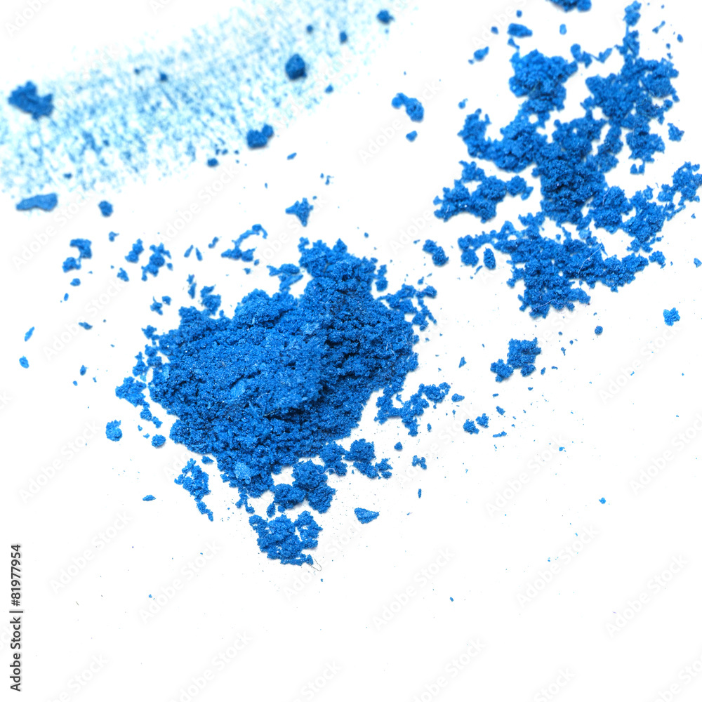 Abstract blue eye shadow Abstract blue eye shadow