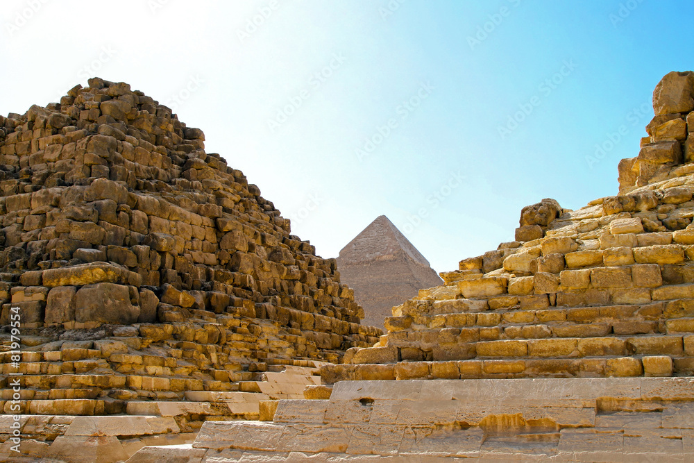 Ruins pyramid