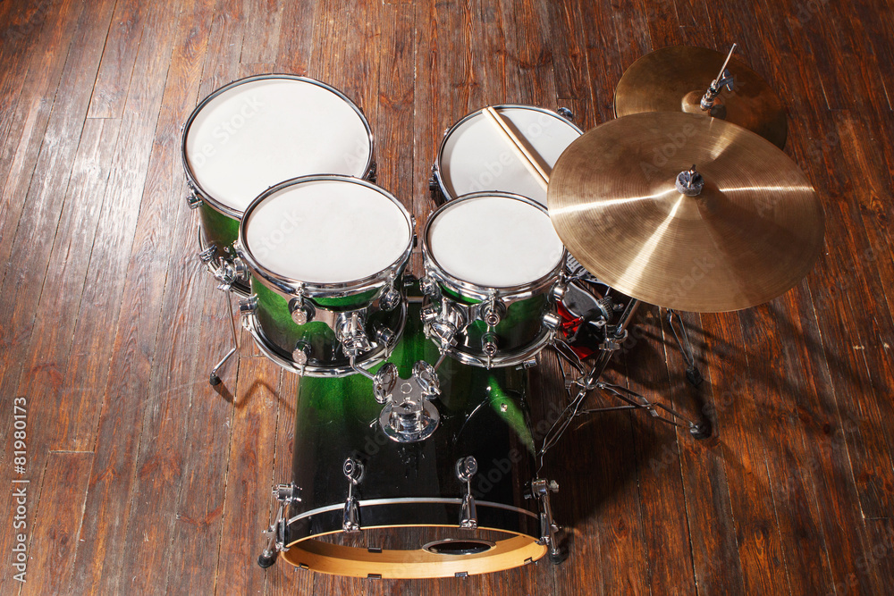 Obraz premium Drums removed from the top