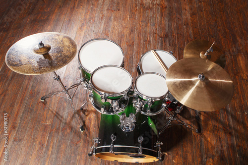 Canvas Print Drums top view