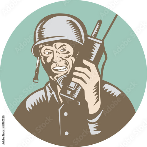 World War Two Soldier American Talk Radio Circle
