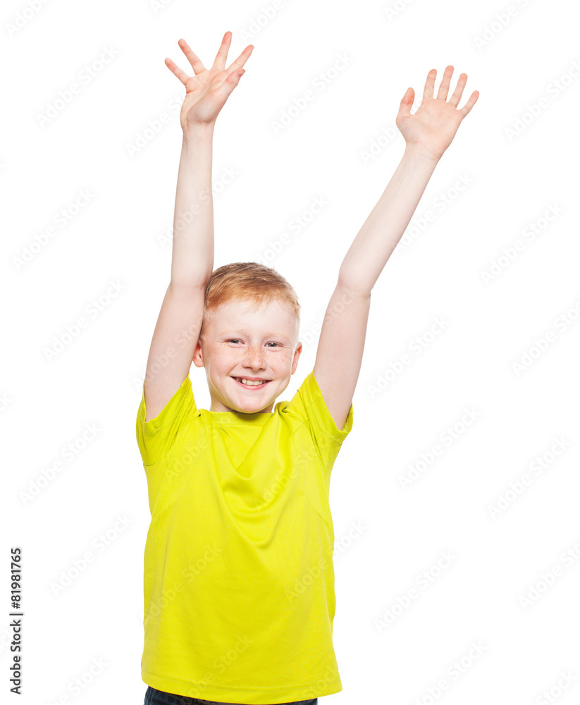 Child isolated on white Child isolated on white
