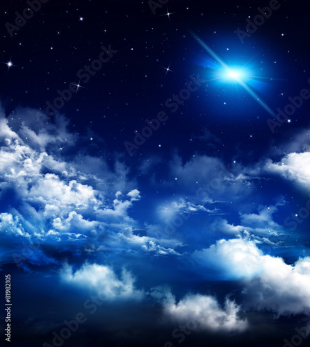 Fototapeta Naklejka Na Ścianę i Meble -  beautiful background, nightly sky