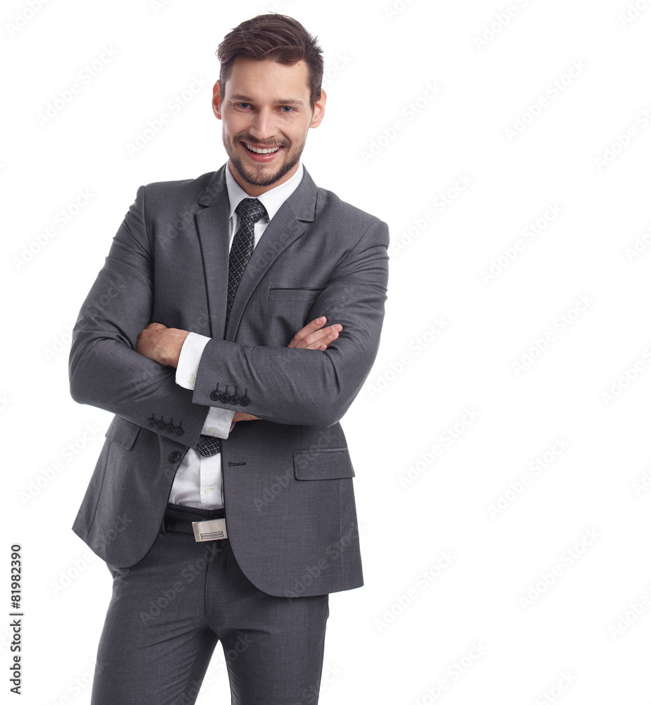 business, people and office concept - happy smiling businessman business, people and office concept - happy smiling businessman