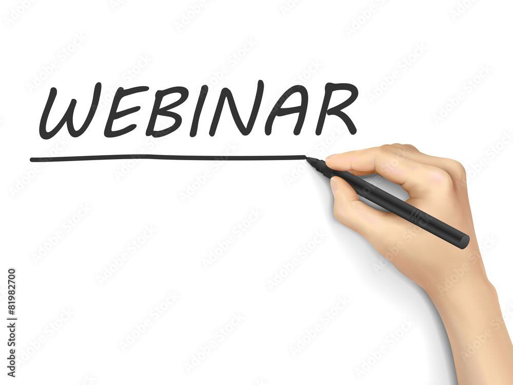 webinar word written by hand webinar word written by hand
