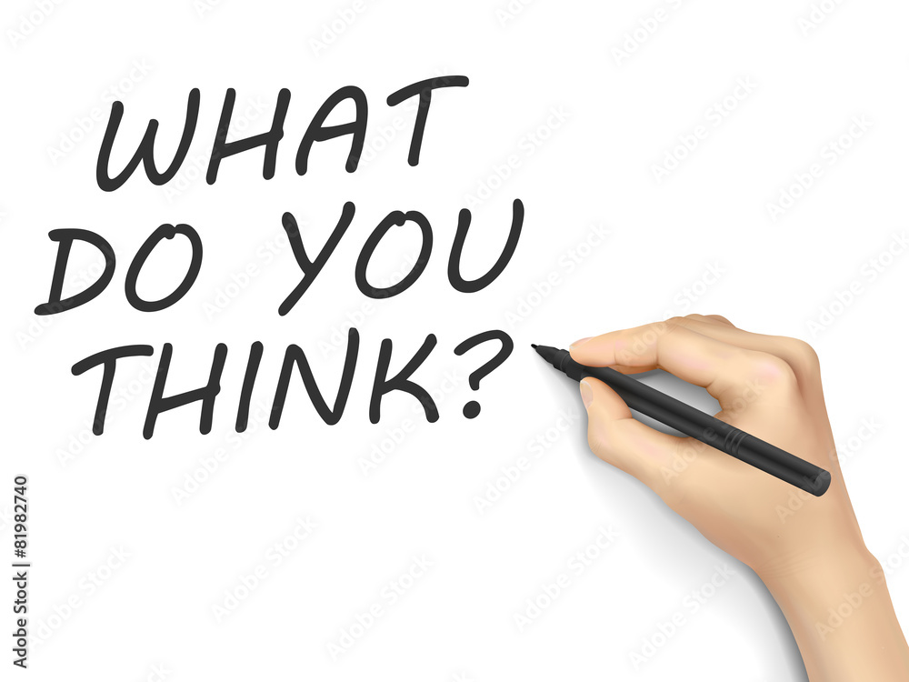 what do you think words written by hand what do you think words written by hand