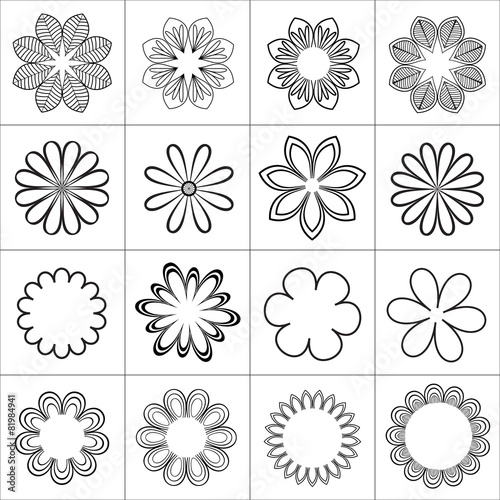 Flower icons photo