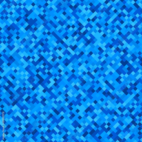 Checkered blue pattern.