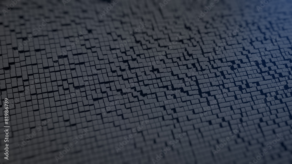 Obraz premium Cubics field