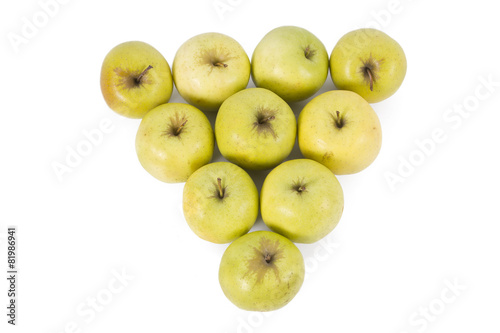 isolated apples