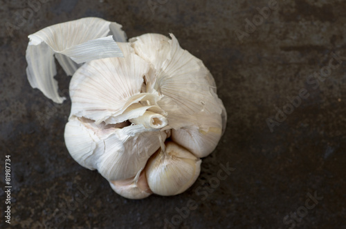 Large head of garlic