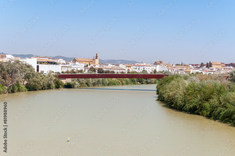 View of Guadalquivir River in spanish Cordoba