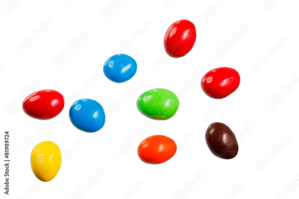 Colorful chocolate Colorful chocolate