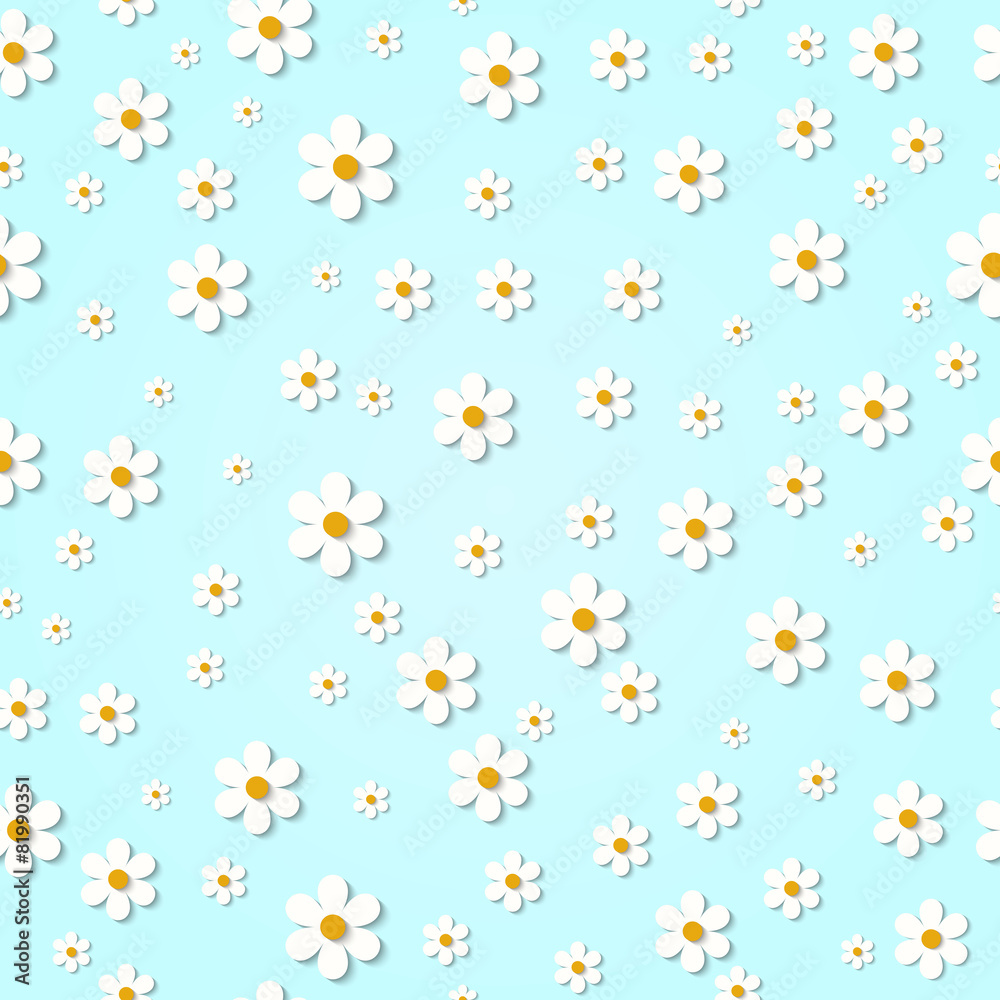 Texture with paper flowers Texture with paper flowers