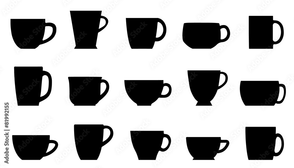cups silhouettes