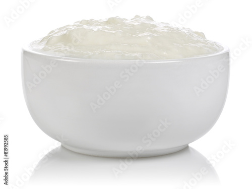 Bowl of yogurt