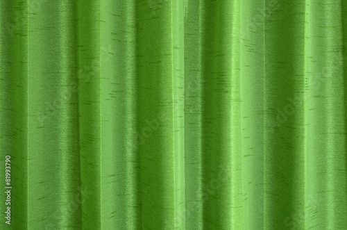 Green curtain texture background