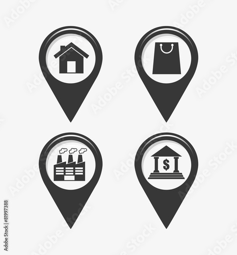 gps icons