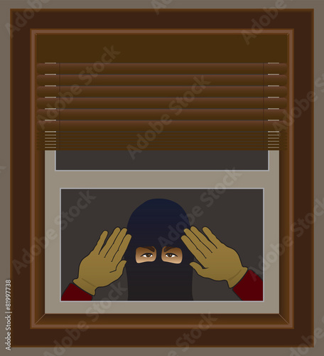 Burglar at Window