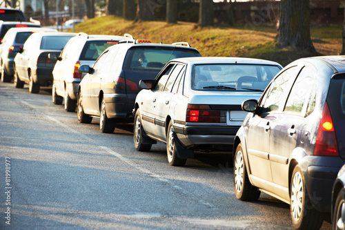 Traffic during the rush hour