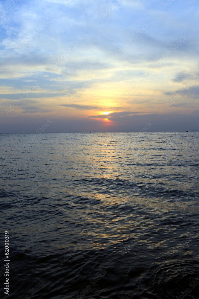 Fototapeta premium sea sunset