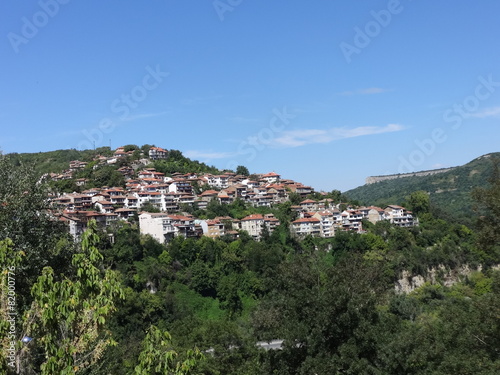 Bulgarian City Veliko Tarnovo View from Above