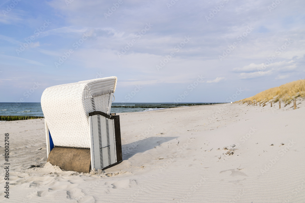 Beach chair Baltic Sea