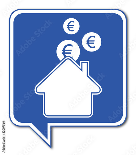 Logo maison et budget.
