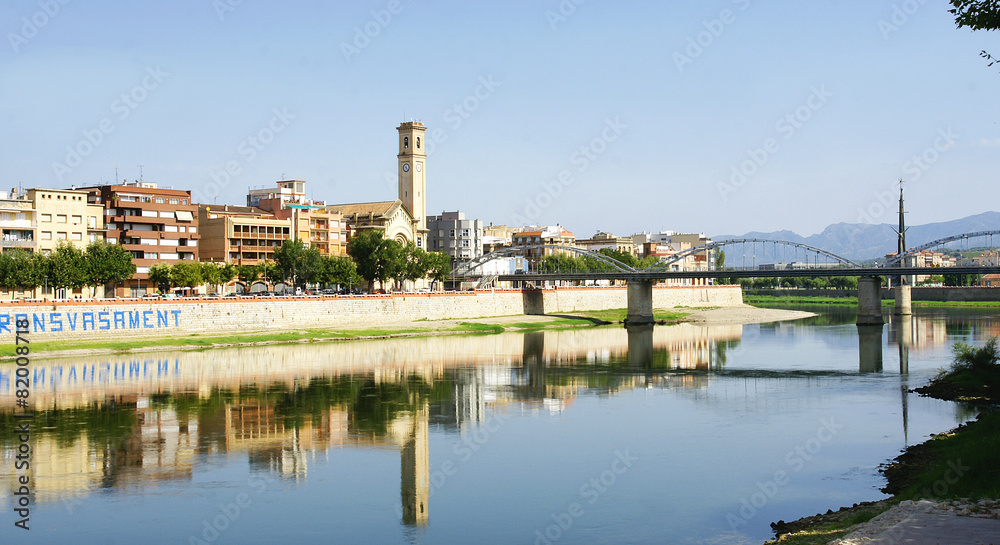 Río Ebro a su paso por Tortosa, Tarragona