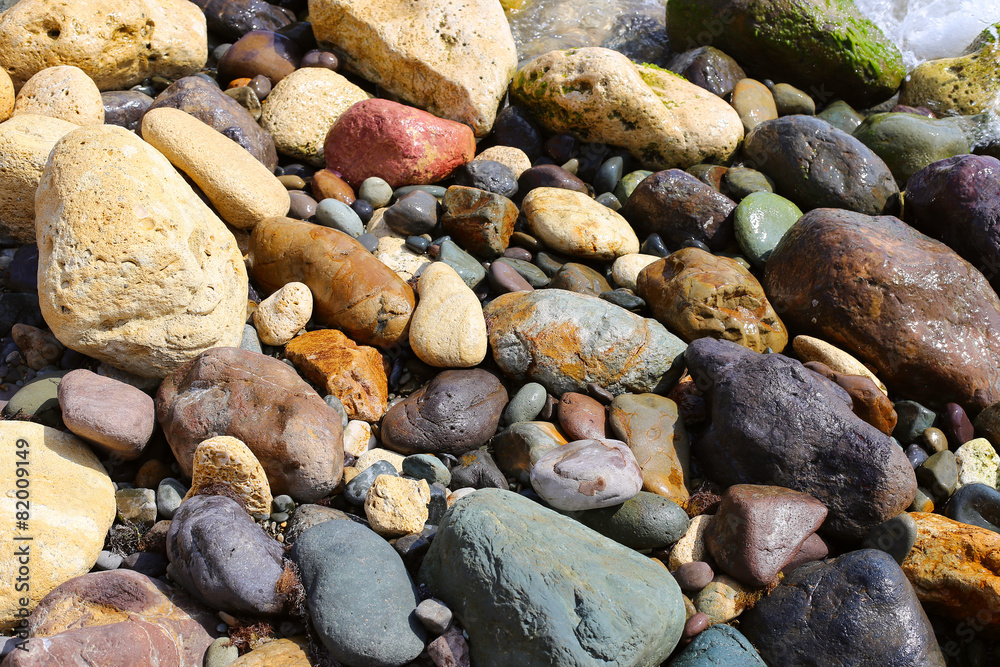 Stones on the beach