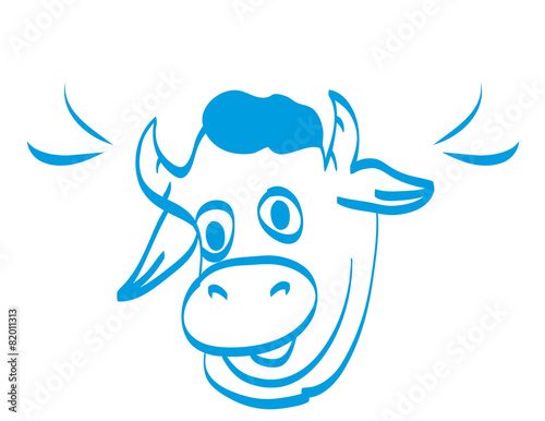 Logo of a dairy cow