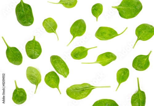 spinach isolated