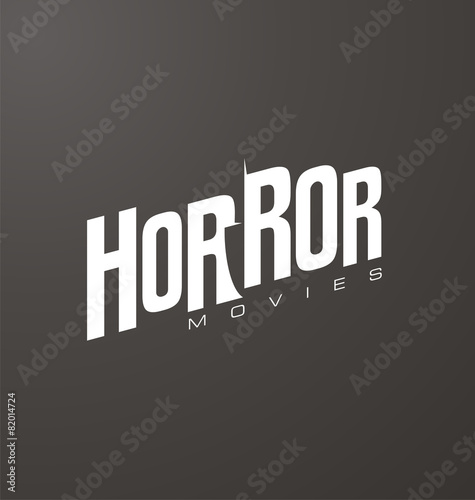 Creative and unique typography for horror movies