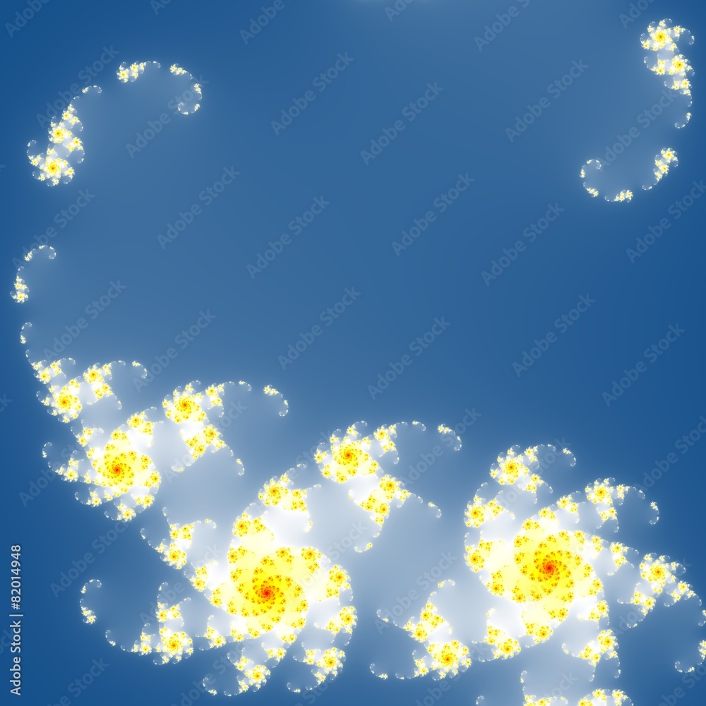 Fractal floral pattern Fractal floral pattern