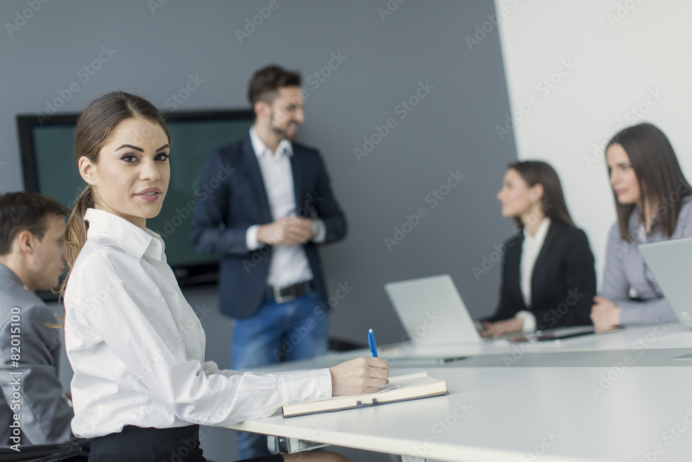 Young people in the office