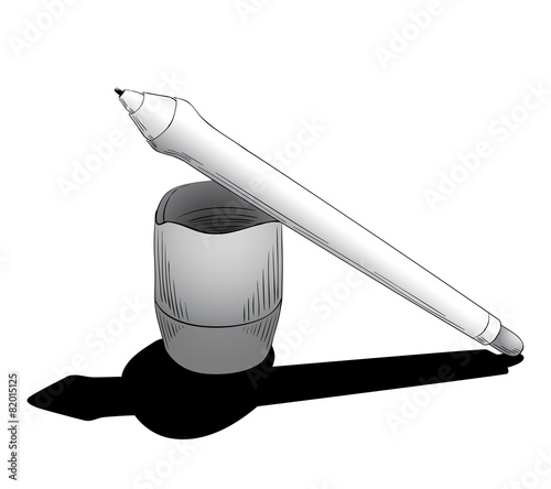 Pen for tablet with touchscreen