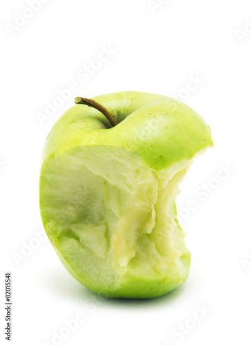 bitten green apple 