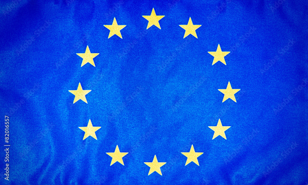 Flag of EU. Flag of EU.