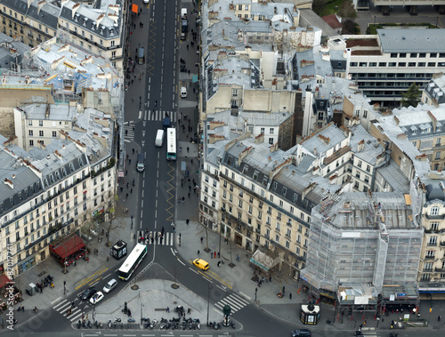 Fototapeta Naklejka Na Ścianę i Meble -  Paris street view